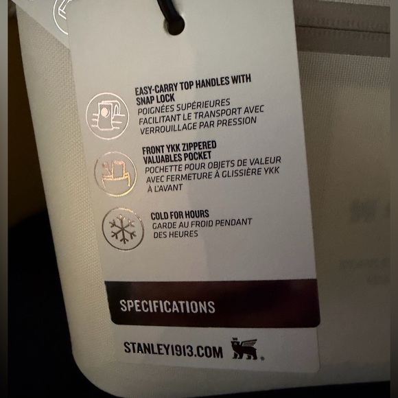 Stanley Julienne Mini Cooler Bag Soft Cooler Cream BRAND NEW w/ Tags - Picture 9 of 11